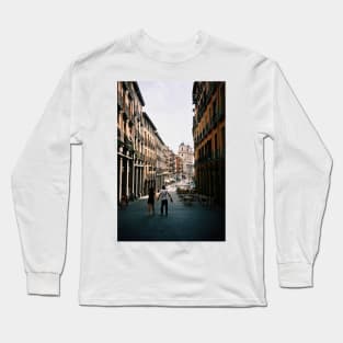 Madrid. A Couple Walking. 2004 Long Sleeve T-Shirt